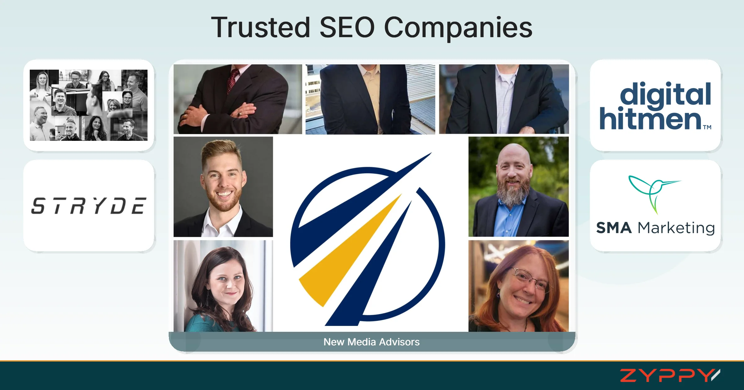 Trusted SEO Companies: New Media Advisors, Stryde, and others