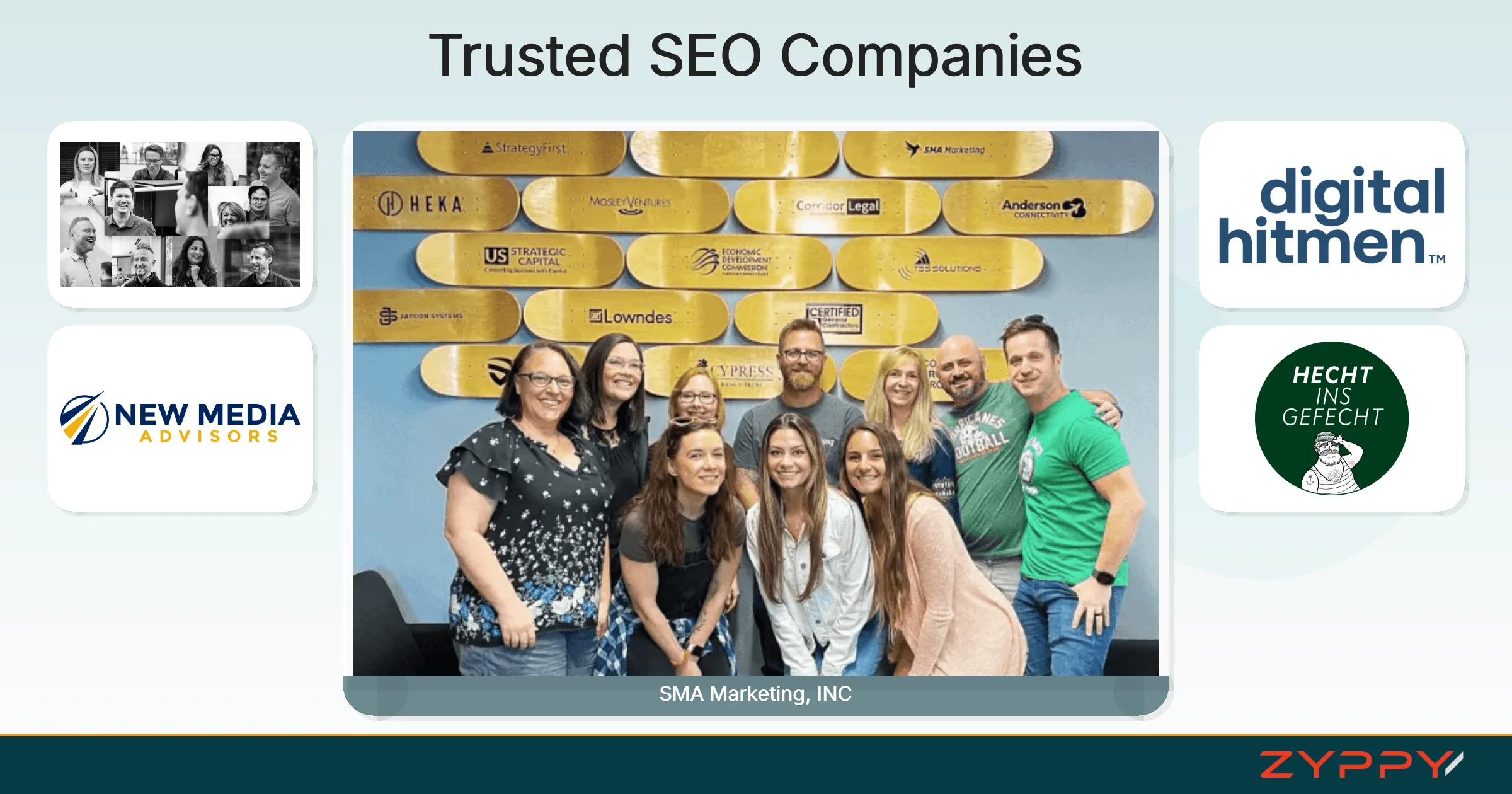 Trusted SEO Companies: SMA Marketing, INC, Straight North, and others
