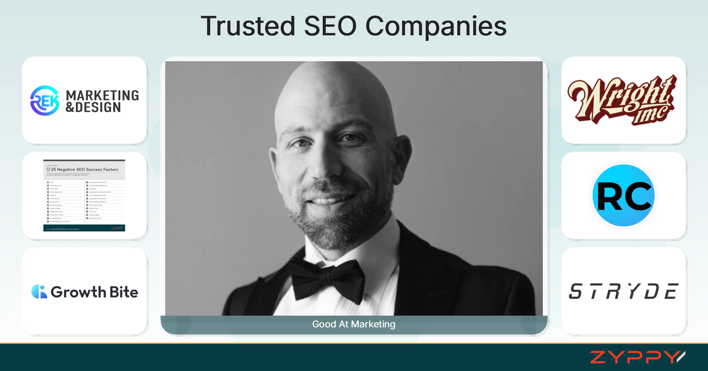 Trusted SEO Companies: Good At Marketing, Stryde, and others