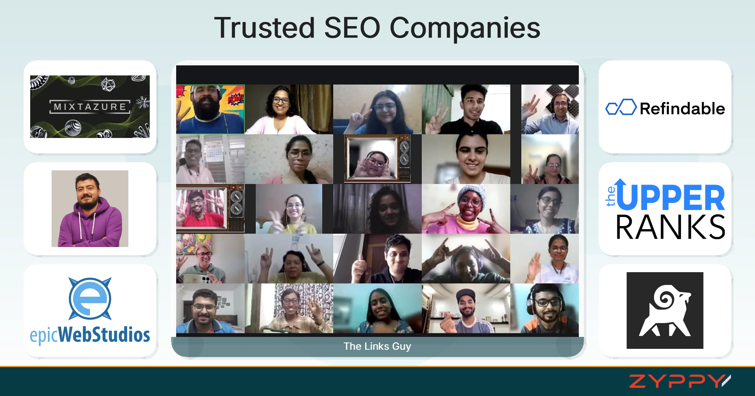 Trusted SEO Companies: The Links Guy, Flow Agency, and others
