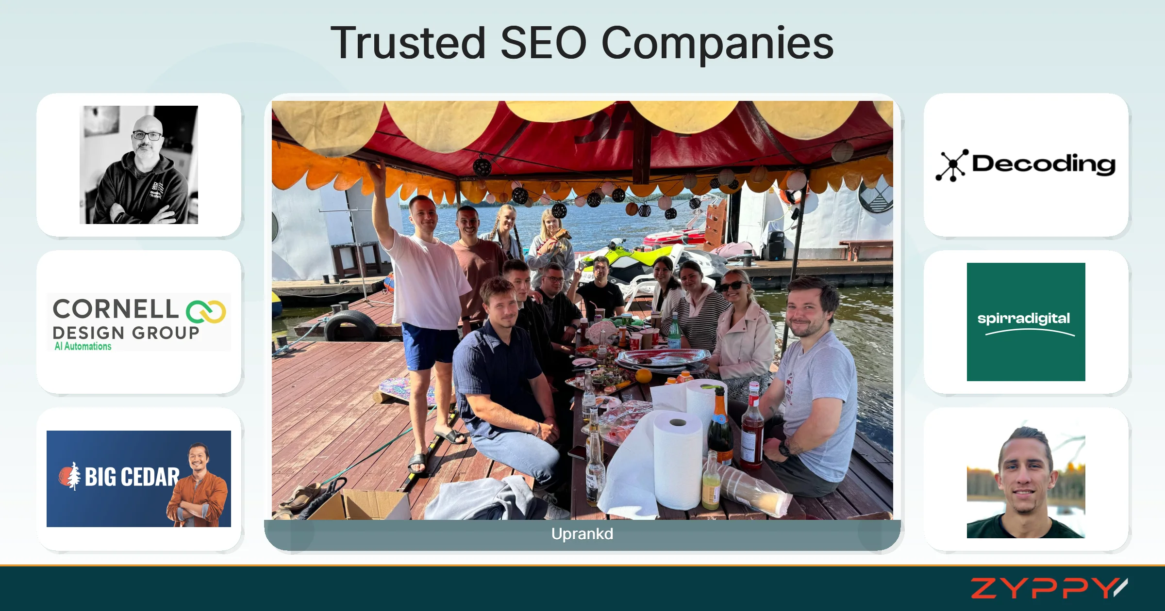 Trusted SEO Companies: Uprankd, Sweber Marketing, and others