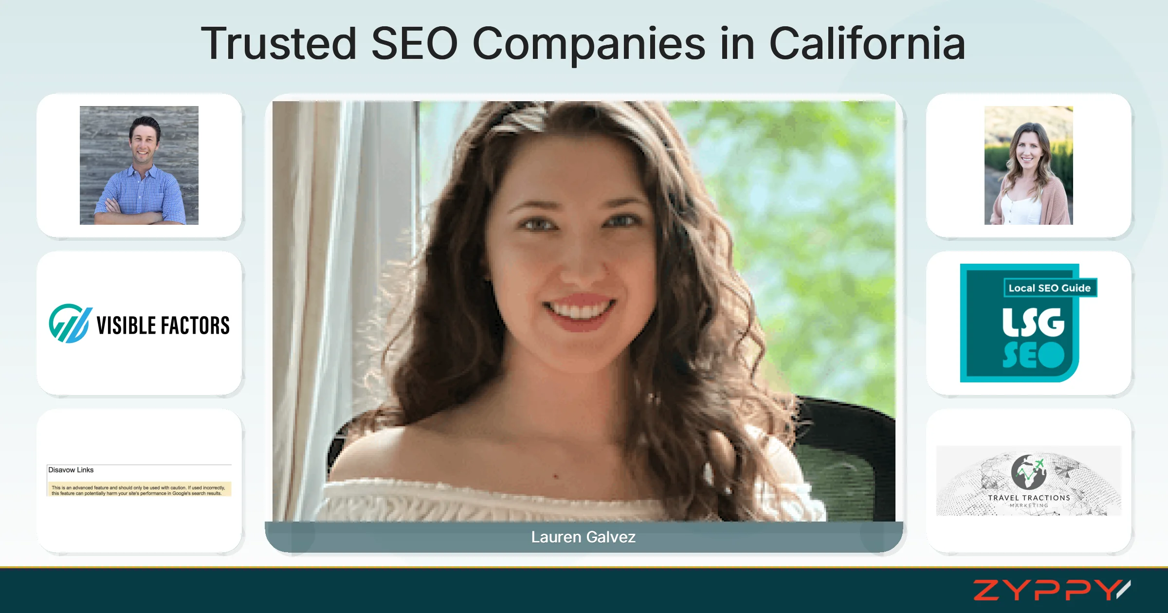 Trusted SEO Companies in California: Lauren Galvez, 39 Celsius Web Marketing Consulting, and others