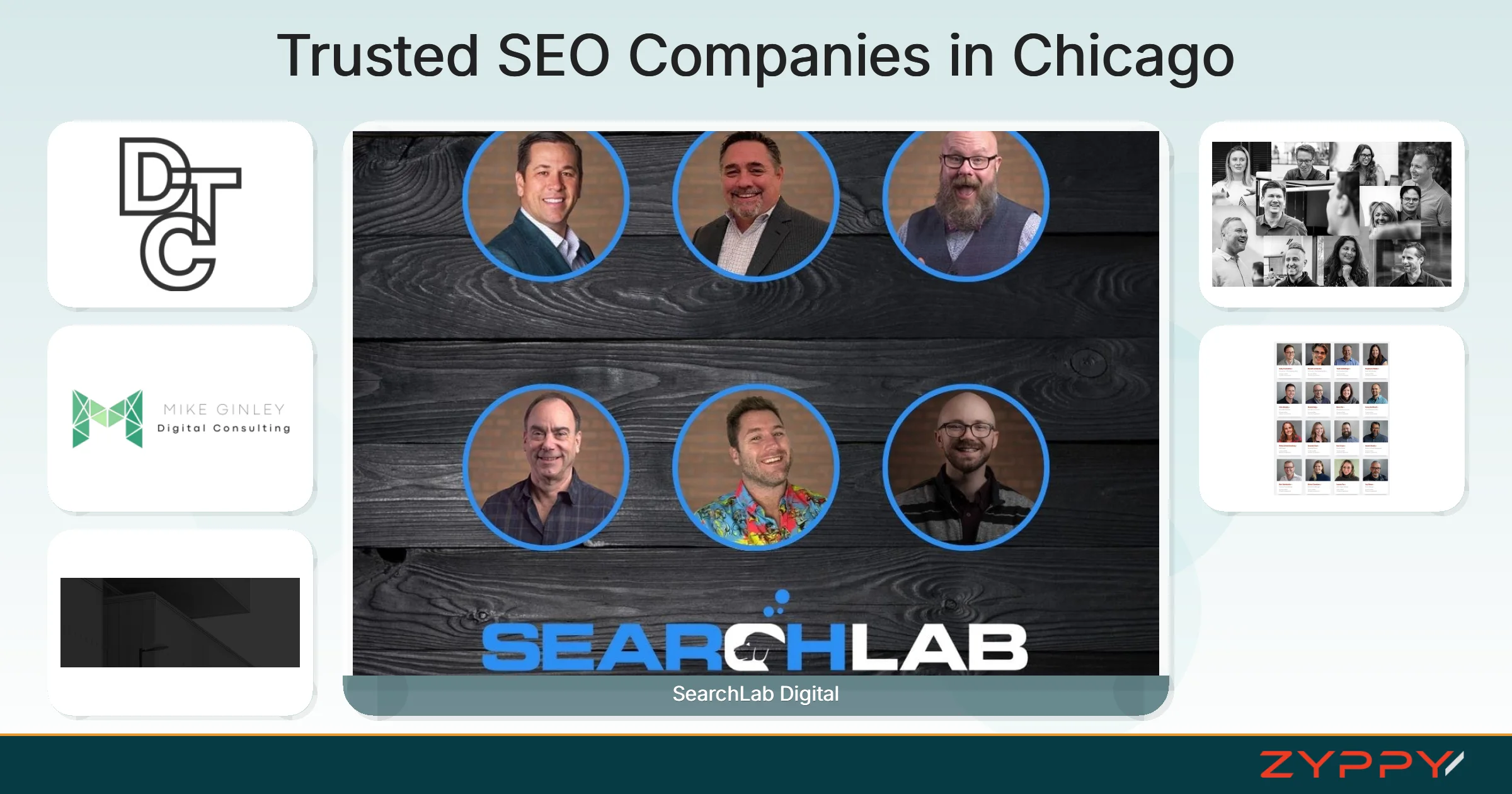 Trusted SEO Companies in Chicago: SearchLab Digital, Digital Third Coast, and others