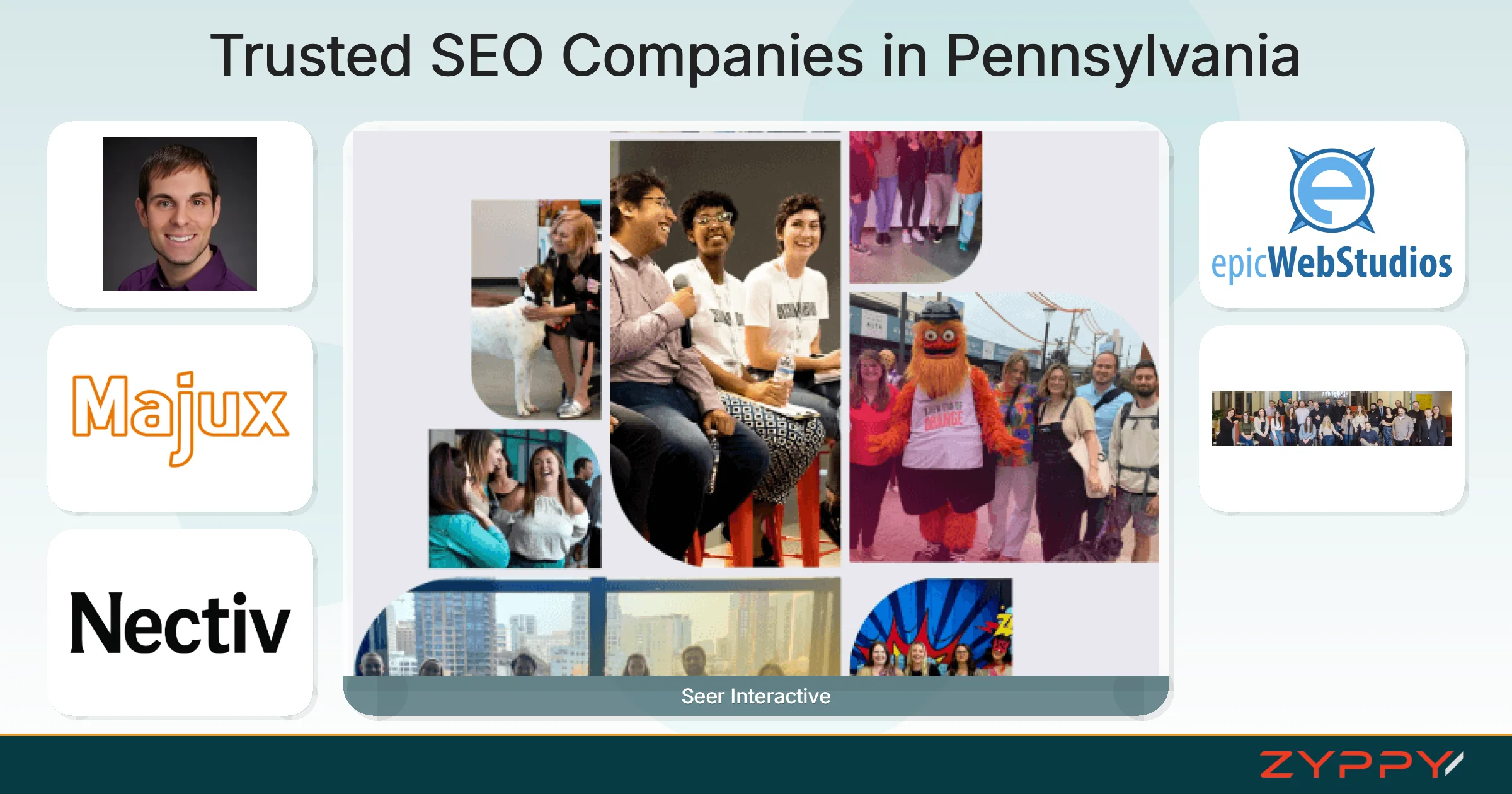 Trusted SEO Companies in Pennsylvania: Seer Interactive, Nectiv, and others