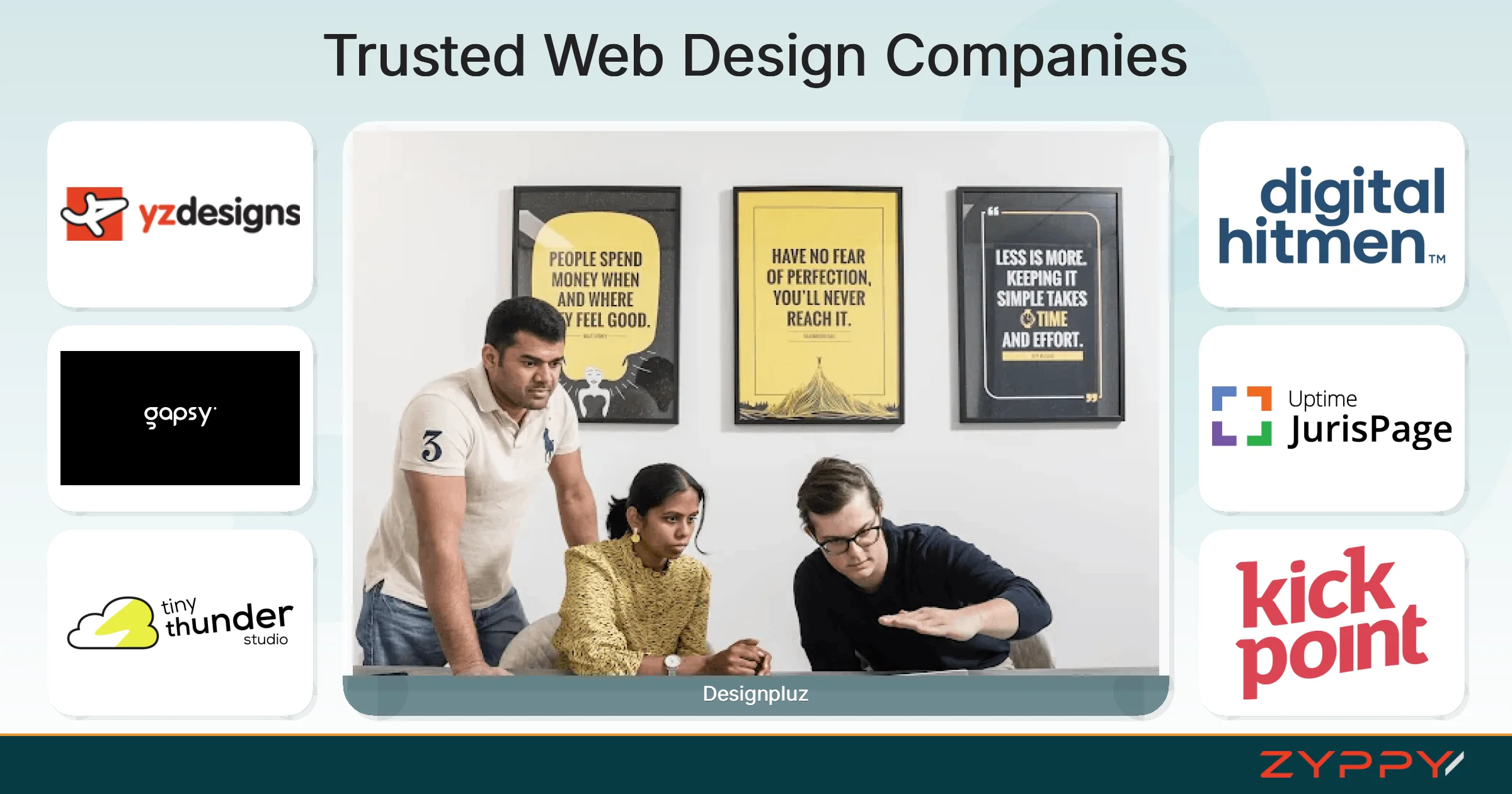 Trusted Web Design Companies: Designpluz, Sievers Creative LLC, and others