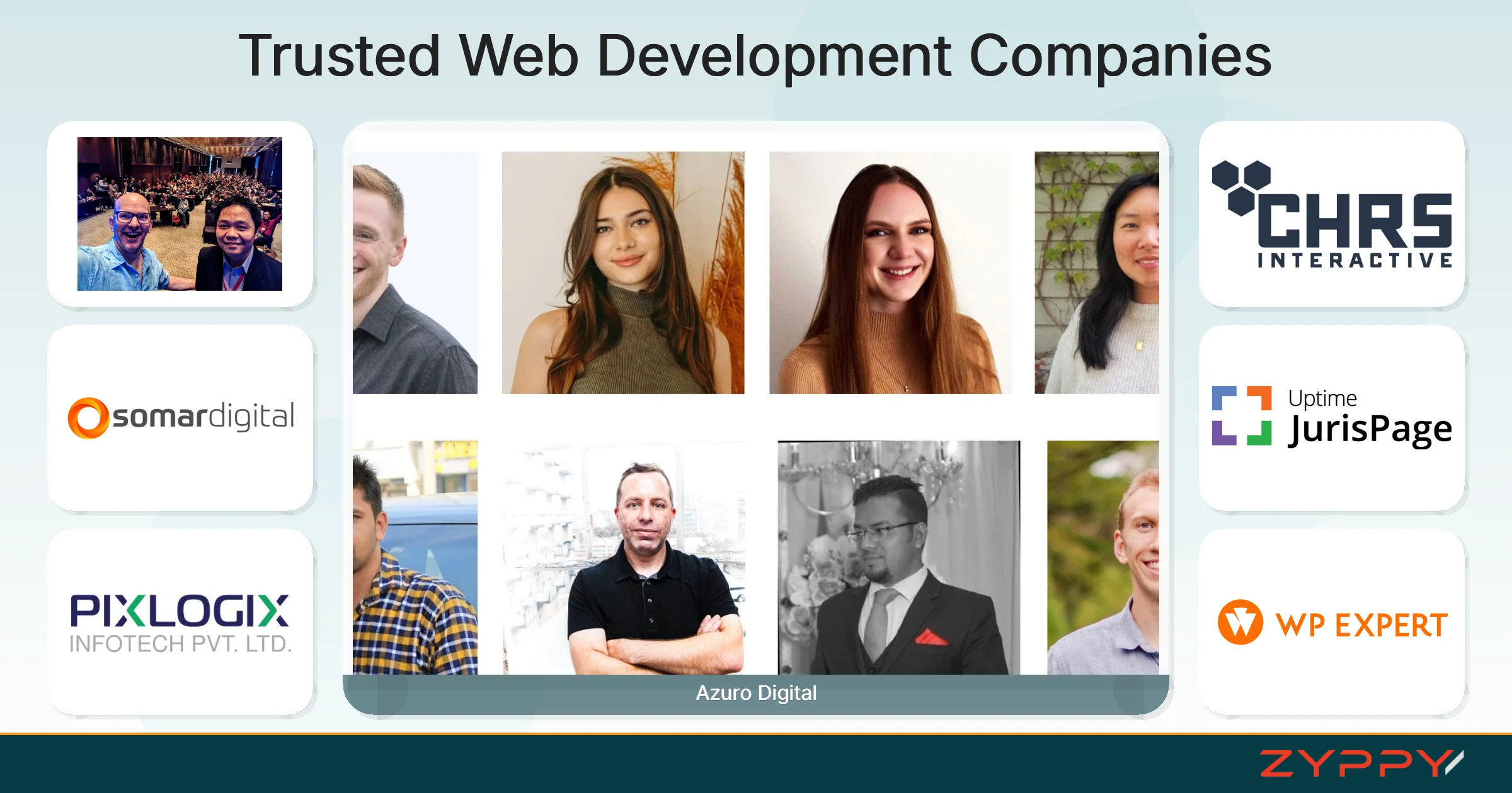 Trusted Web Development Companies: Azuro Digital, WP Expert, and others