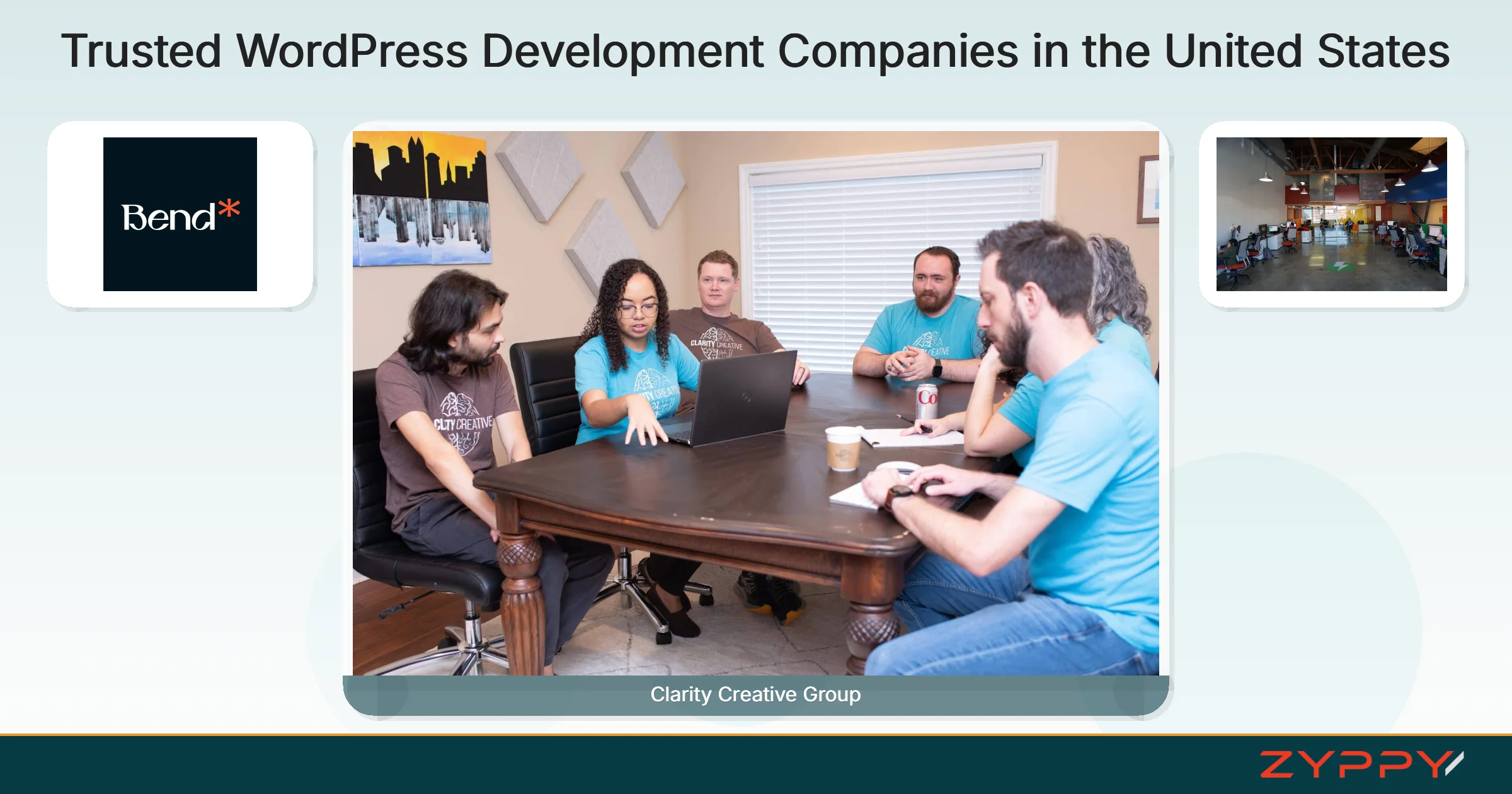 Trusted WordPress Development Companies in the United States: Clarity Creative Group, imFORZA, and others