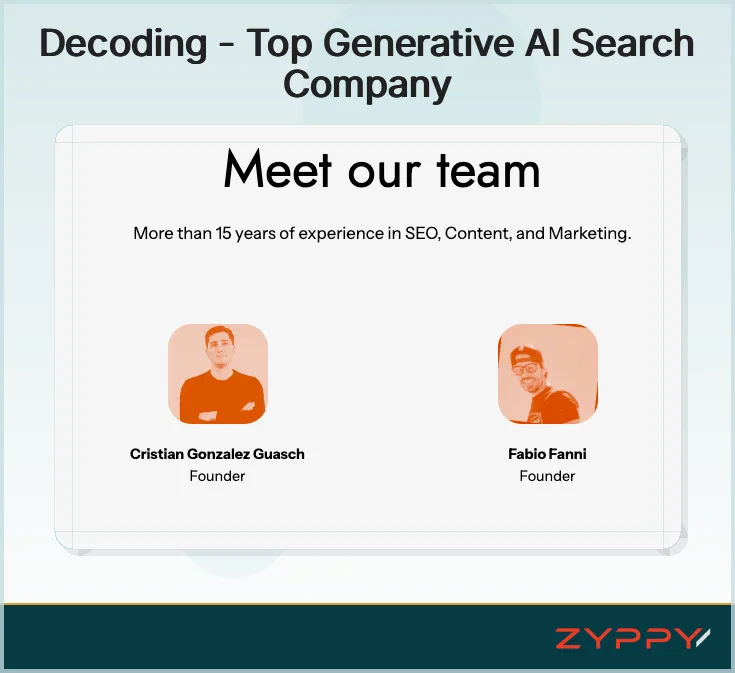 Decoding - Top Generative AI Search Company