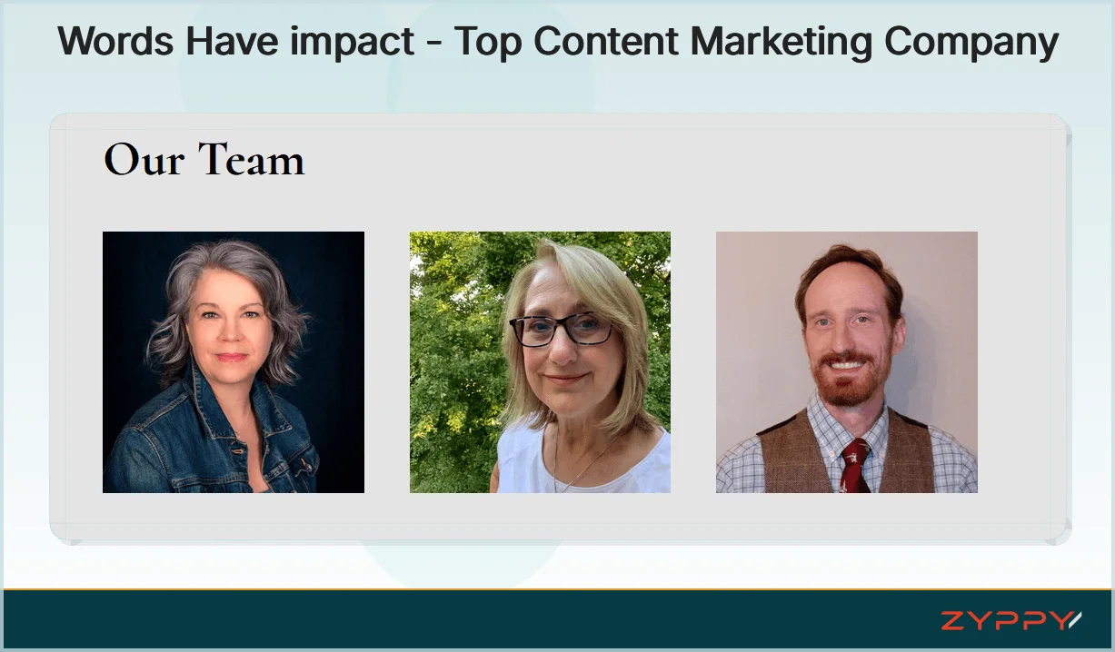 Words Have impact - Top Content Marketing Company