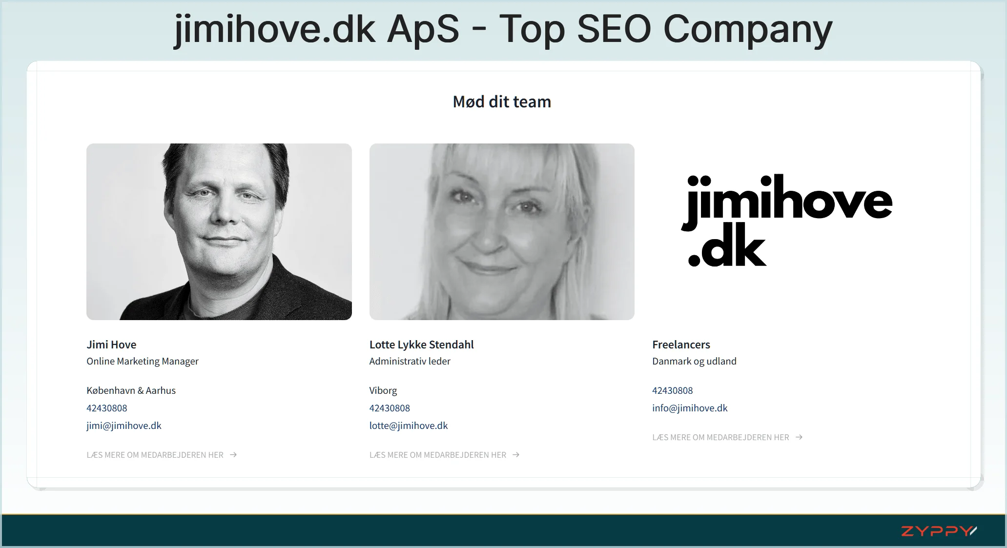 jimihove.dk ApS - Top SEO Company